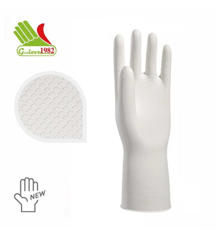 501 LUN-50g 白色防过敏家用乳胶手套